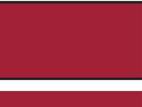 Rider Broncs logo, Athletics (color, embroidery) variant, cell 70