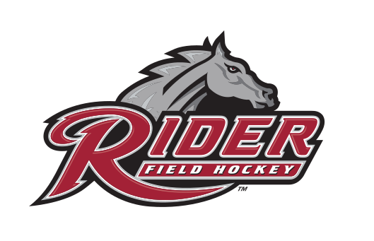Rider Athletics sport logo, Field Hockey black variant, cell 92
