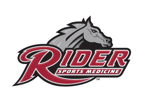 Rider Athletics sport logo, Sports Medicine black variant, cell 108