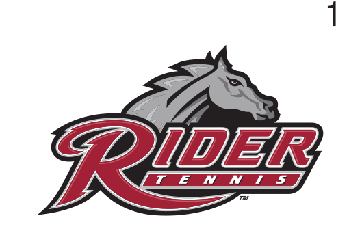 Rider Athletics sport logo, Tennis black variant, cell 120