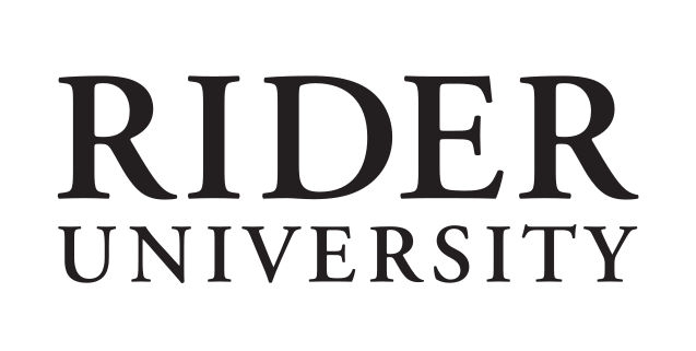 Rider University Wordmark, black variant, cell 192