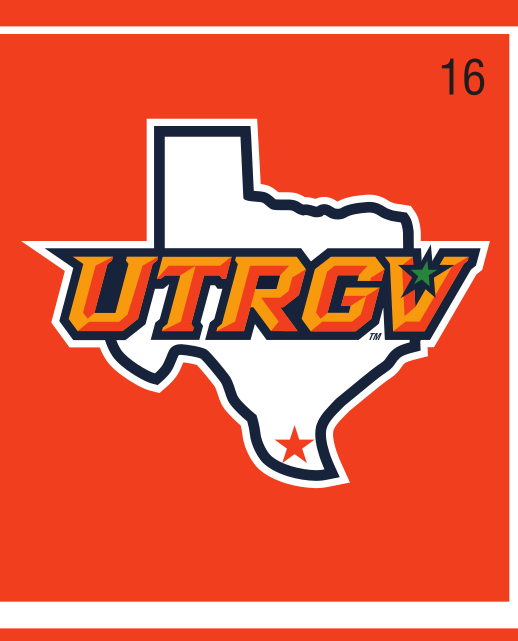 Spirit Logo with Texas Map, full color on orange variant, cell 16