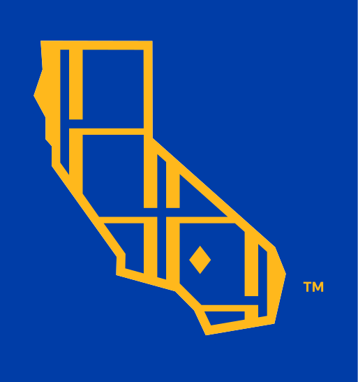 California state mark, gold on blue variant, cell 32