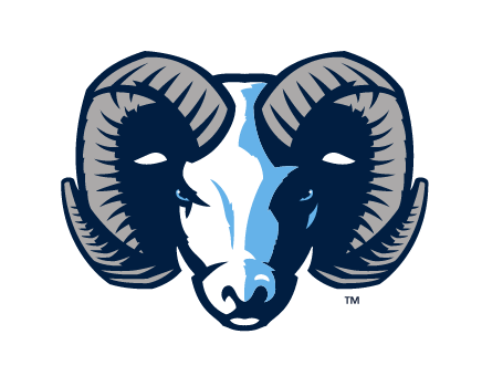 Ram head, navy and light blue variant, cell 5