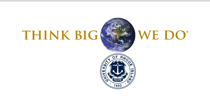 THINK BIG WE DO lockup with seal, gold and navy variant, cell 17