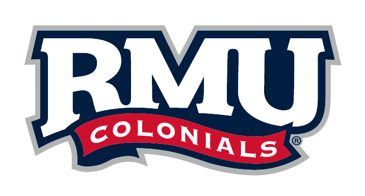 RMU Colonials logo, full color variant, cell 1