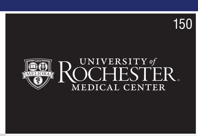 Medical Center logo, horizontal, 1-color white, reverse variant, cell 150