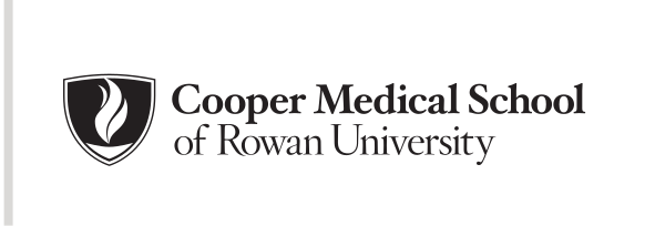 Cooper Medical School of Rowan University logo, horizontal, black variant, cell 14