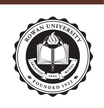 Rowan University Seal, solid black variant, cell 15