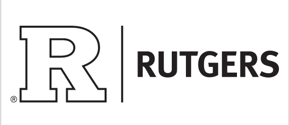 Rutgers Horizontal, White/Black outline variant, cell 2