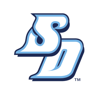 SD lettermark, blue outline variant, cell 1