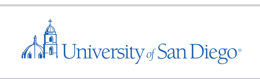 USD horizontal logo, light blue variant, cell 35