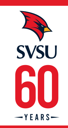 SVSU 60 Years, vertical color variant, cell 37