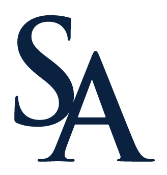 SA lettermark, full color variant