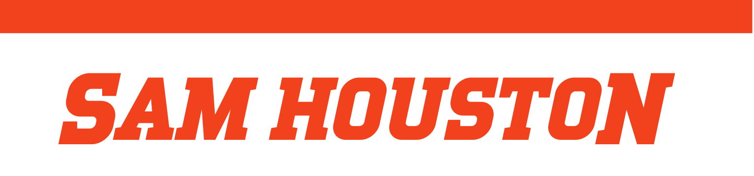 Sam Houston Wordmark, orange variant, cell 11