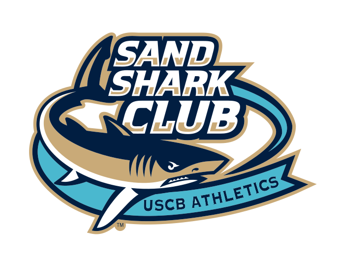 Sand Shark Club logo, full color variant, cell 21