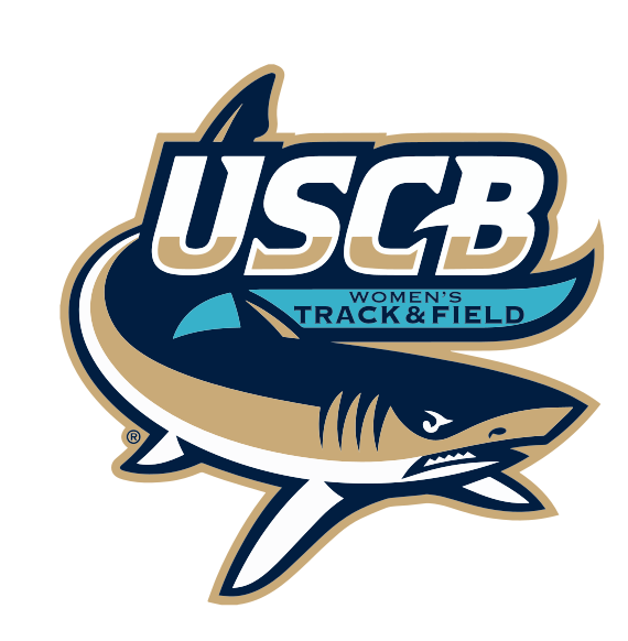 USCB Women's Track & Field logo, primary color variant, cell 61