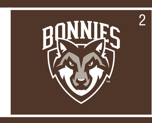 primary mascot mark, full color on brown variant, cell 2