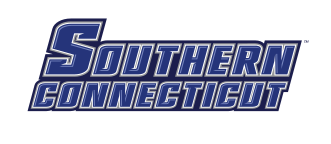 Southern Connecticut wordmark, blue variant, cell 3