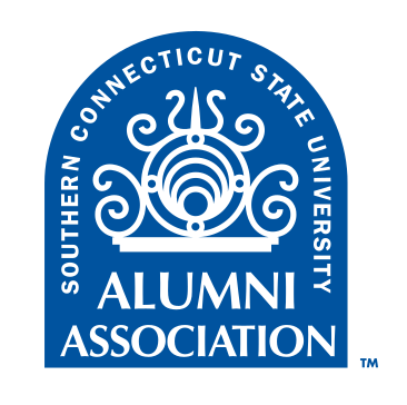 Southern Connecticut State University Alumni Association seal, blue variant, cell 27