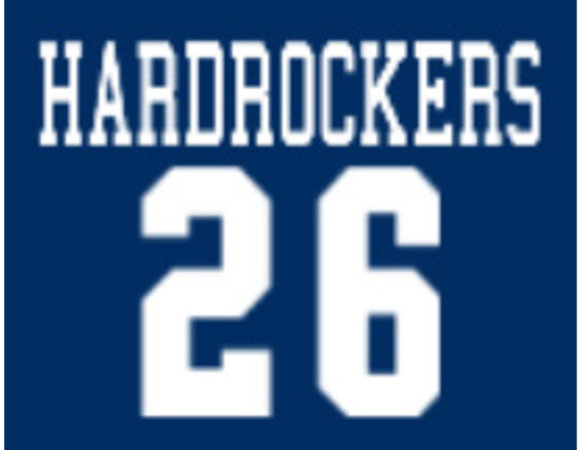HARDROCKERS 26, white with navy outline variant, cell 21