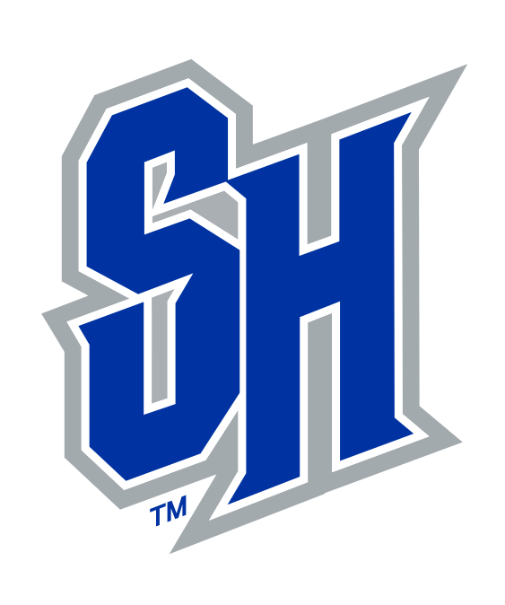 SH monogram, blue/white/grey on white variant, cell 26