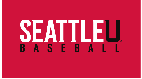 Seattle University Baseball, white/black on red variant, cell 48