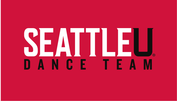Seattle University Dance Team, white/black on red variant, cell 52