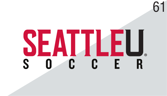 Seattle University Soccer, black/red on white variant, cell 61