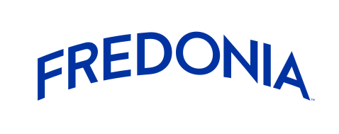 Fredonia wordmark, serif, blue variant, cell 15
