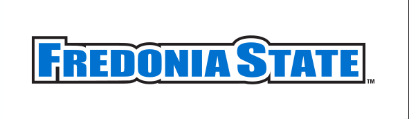 Fredonia State athletic wordmark, horizontal, color variant, cell 33
