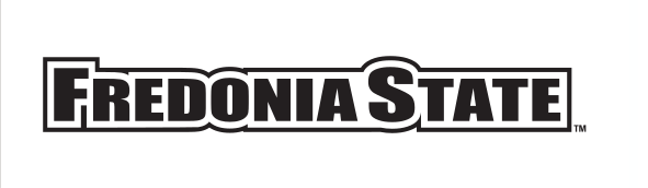 Fredonia State athletic wordmark, horizontal, black variant, cell 36