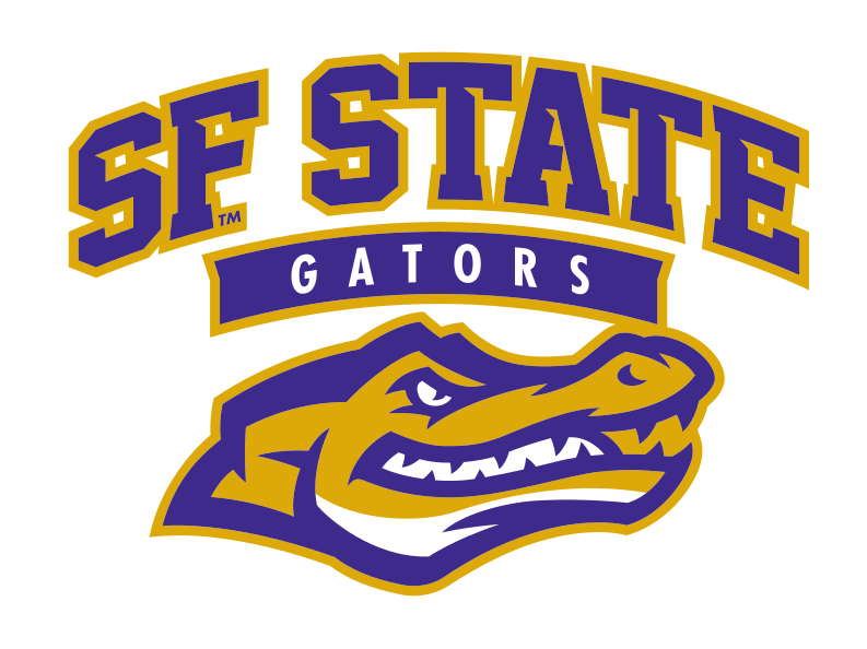SF State Gators logo, full color variant, cell 13