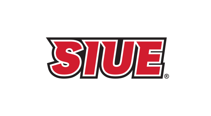 SIUE Spirit Mark, red/black on white variant, cell 43