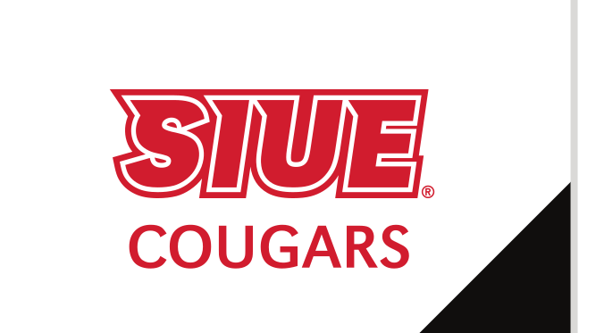 SIUE Cougars Spirit Mark, red/black on white variant, cell 61