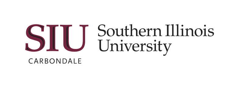 SIU Southern Illinois University Carbondale, horizontal, black/maroon variant, cell 95