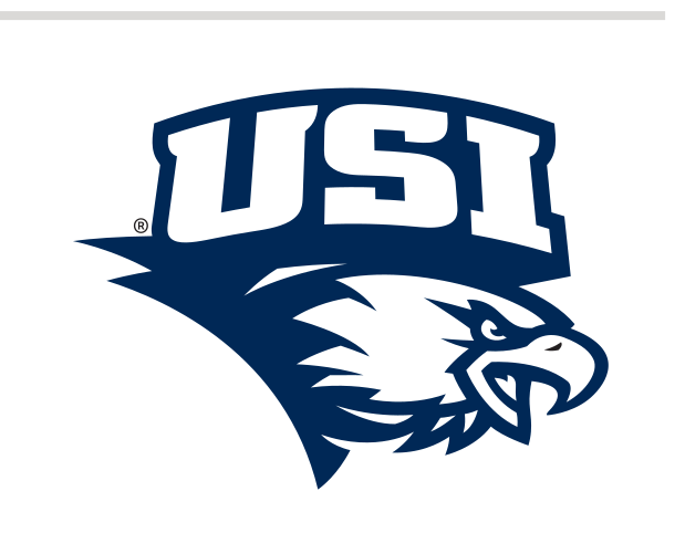 USI eagle head logo, navy on white variant, cell 28