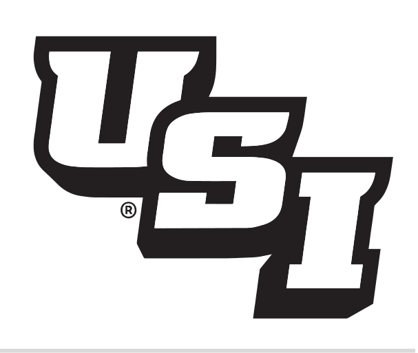 USI lettermark, black outline variant, cell 44