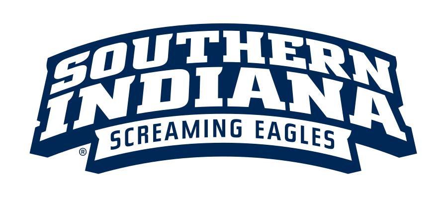 Southern Indiana Screaming Eagles logo, navy variant, cell 48