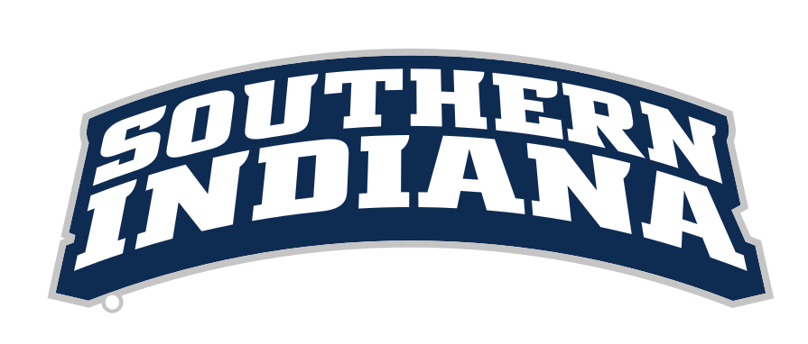 Southern Indiana wordmark, navy variant, cell 51