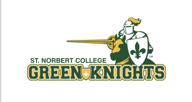 Green Knight head with full wordmark, green/gold variant, cell 19
