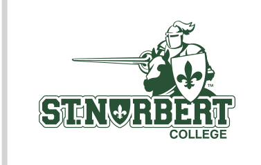 Green Knight head with college wordmark, green/black variant, cell 23