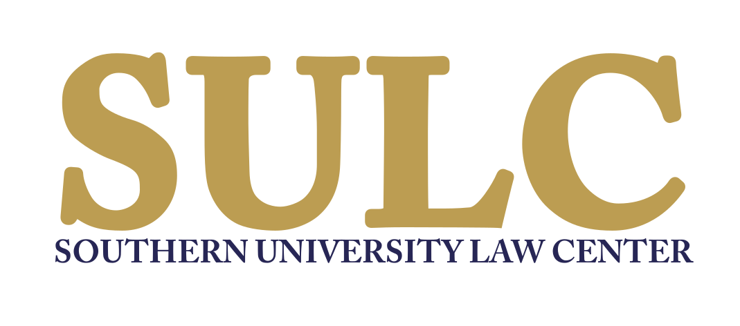 SULC wordmark, gold/navy variant, cell 16