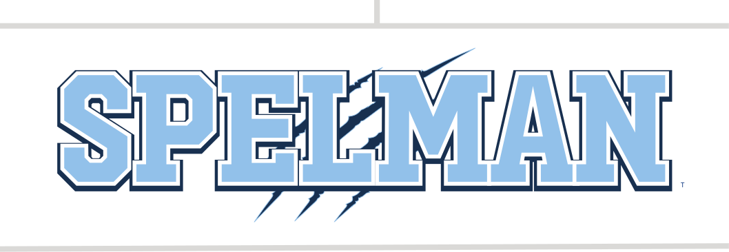 Spelman wordmark, standard variant, cell 17