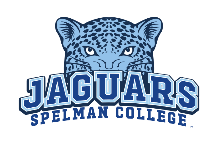 Jaguars Spelman College logo with mascot head, standard variant, cell 11