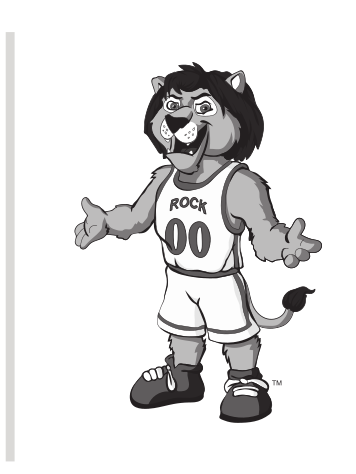 Rocky Mascot, facing right, black uniform variant, cell 18