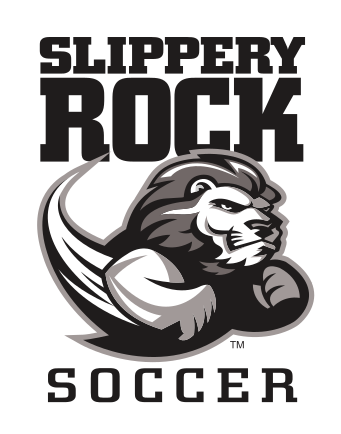 mascot with Slippery Rock Soccer, black variant, cell 66
