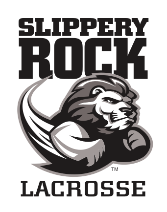 mascot with Slippery Rock Lacrosse, black variant, cell 70