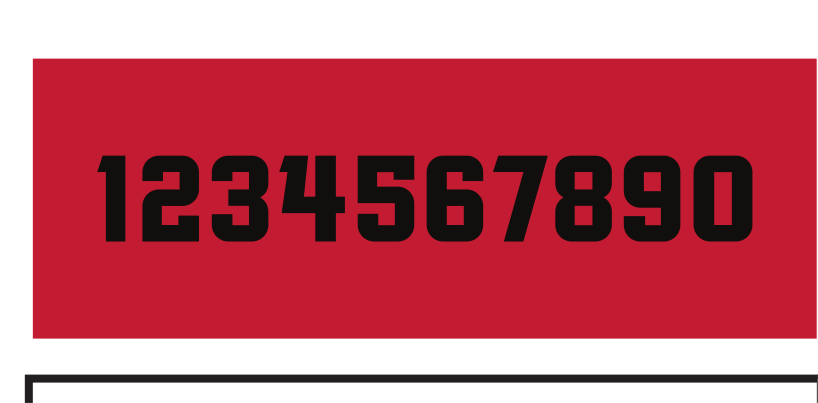 asset, black on red variant