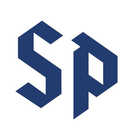 monogram SP, Saint Peter's Blue variant, cell 1